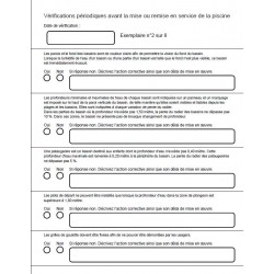 PISCINE Privative à usage collectif - Registre & Plan de sécurité