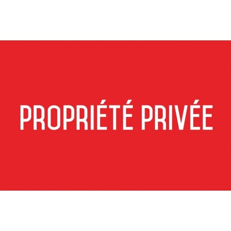 Propriété privée