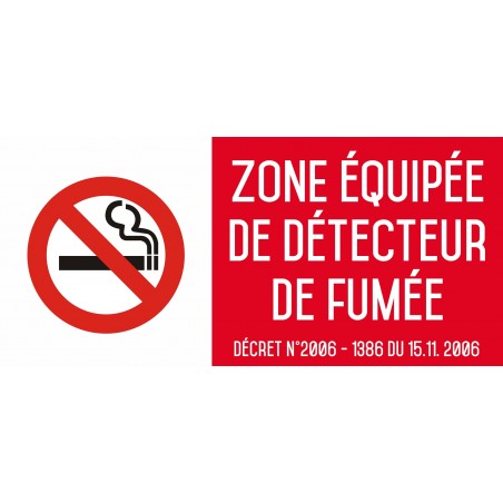 Défense absolue de fumer produits hautement inflammables - Autocollant vinyl waterproof - L.200 x H.100 mm