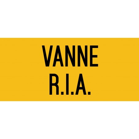 Vanne R.I.A. - L.200 x H.100 mm