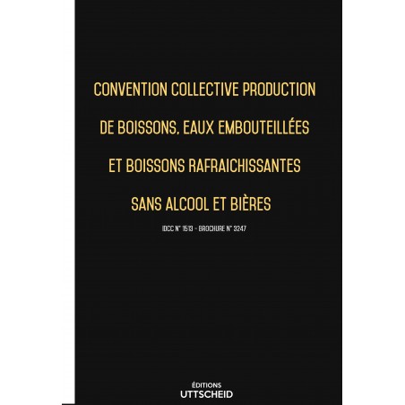 Convention collective eaux embouteillées et boissons rafraichissantes sans alcool et bière  FEVRIER 2017 + Grille de Salaire