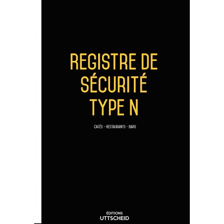 Registre de sécurité incendie ERP de type M 