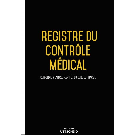 Registre du contrôle médical