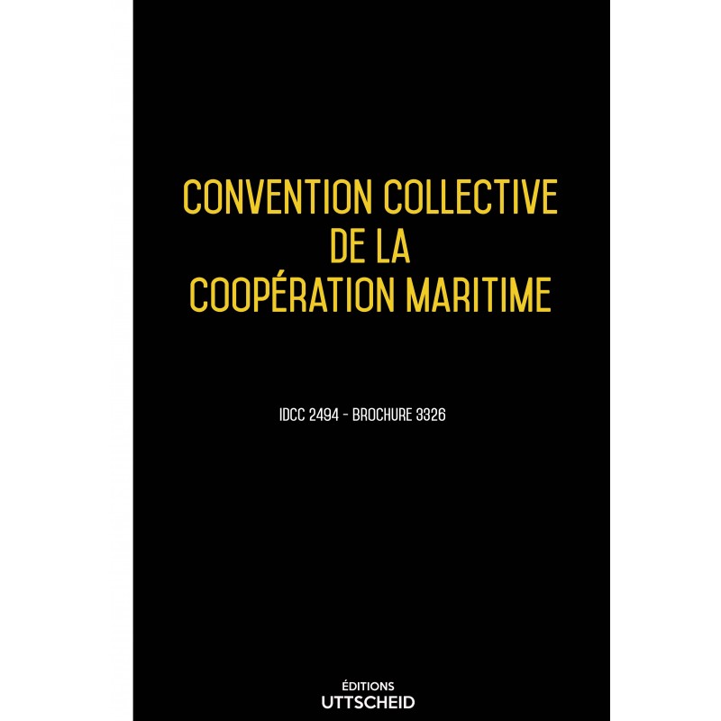 Convention collective de la coopération maritime - 