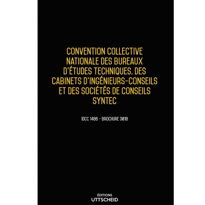 Convention collective SYNTEC bureaux d'études techniques, cabinets d'ingénieurs et... - 