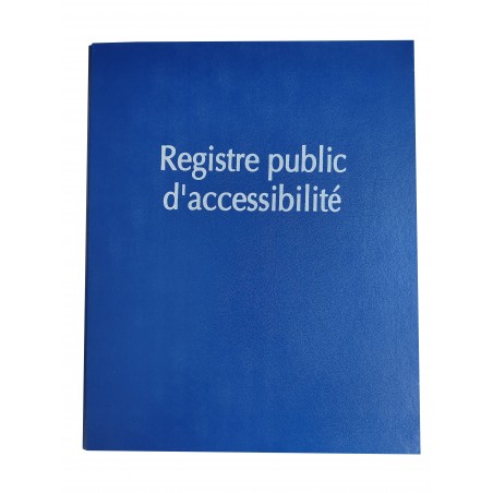 Registre public d'accessibilité