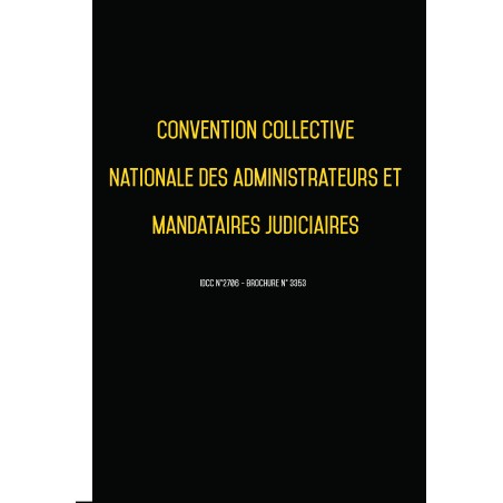 . Convention collective nationale Mandataire Judiciaire