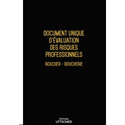 copy of Document unique d'évaluation des risques professionnels métier : Boucher - Boucherie - Version 2024