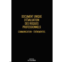 Document unique d'évaluation des risques professionnels métier (Pré-rempli) : Communication - événementiel - Version 2024 i