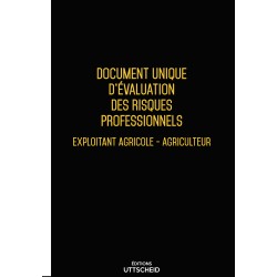 Document unique d'évaluation des risques professionnels métier (Pré-rempli) : Exploitant agricole - Agriculteur - Version 2024