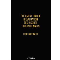 copy of Document unique d'évaluation des risques professionnels métier : Ecole Maternelle - Version 2017