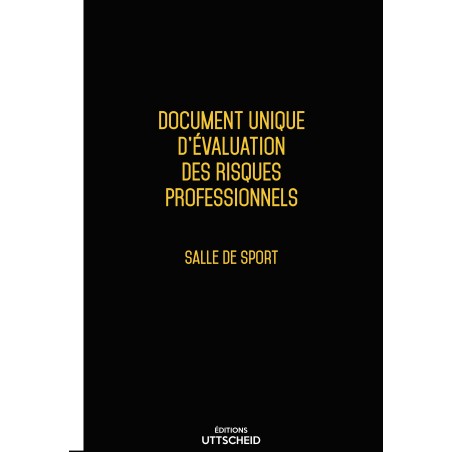 copy of Document unique d'évaluation des risques professionnels métier (Pré-rempli) : Salle de sport - Version 2024