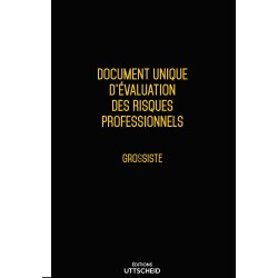 copy of Document unique d'évaluation des risques professionnels métier : Grossiste - Version 2024