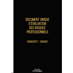 copy of Document Unique d'évaluation des risques professionnels métier (Pré-rempli) : Garagiste - Garage - Version 2025