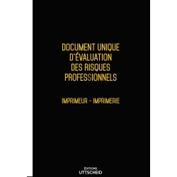 copy of Document Unique d'évaluation des risques professionnels métier : Imprimeur - Imprimerie - Version 2024