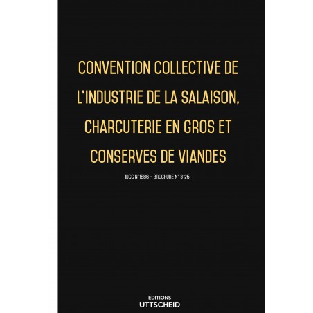 copy of Convention collective industrie de la salaison, charcuterie en gros, conserves de viandes -